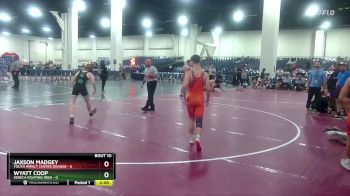 113 lbs Round 3 (10 Team) - Jaxson Madgey, Youth Impact Center Orange vs Wyatt Coop, Seneca Fighting Irish