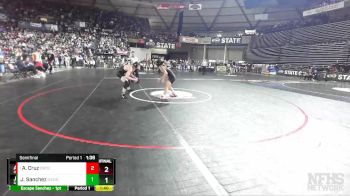 2A 138 lbs Semifinal - Apollo Cruz, Orting vs Julian Sanchez, Grandview