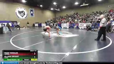 106 lbs Quarterfinal - Paige Morales, Central vs Elliana Bryant, Clovis