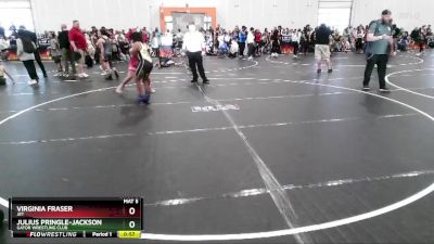 115 lbs Quarterfinal - Virginia Fraser, JET vs Julius Pringle-Jackson, Gator Wrestling Club