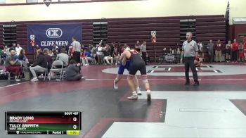 132 lbs Round 3 - Tully Griffith, West Liberty vs Brady Long, Roland-Story