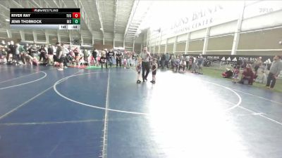 46 lbs Cons. Round 3 - Jens Thornock, Box Elder Stingers vs River Ray, TUG