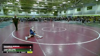 85 lbs Semifinal - DaMarkus Borman, Legends Of Gold vs Cash Williams, MATPAC Wrestling - ND