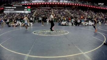 4A 126 lbs Semifinal - Cayden Glass, Davie vs Tyler Watt, Wake Forest