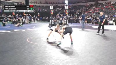 106 lbs Round Of 32 - Junior Lopez, Banning (LA) vs Tyler Sweet, Clovis North (CS)