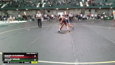 174 lbs Cons. Round 3 - Waylon Wehler, Kent State vs Hunter Hutchenson, Edinboro