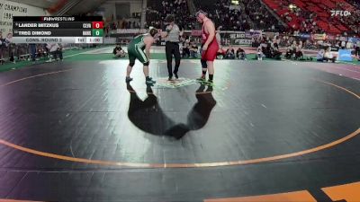 3A 285 lbs Cons. Round 2 - Treg Dimond, Hansen vs Lander Mitzkus, Clearwater Valley