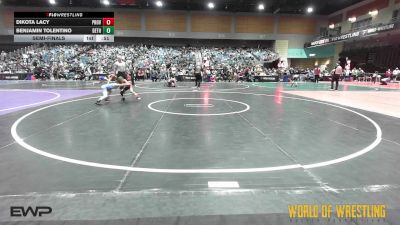 46 lbs Semifinal - Dikota Lacy, Proviso Township Gladiators vs Benjamin Tolentino, Dethrone