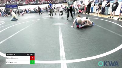 75 lbs Round Of 16 - Brueck "Brewick" Larkin, ARDMORE TAKEDOWN CLUB vs Kalon Cagle, Standfast OKC