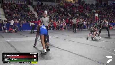 110 lbs Quarterfinal - McKena Parker, Renegades vs Macy Cuevas, Winfield