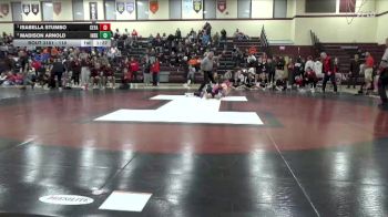 110 lbs 2nd Place Match - Isabella Stumbo, Cedar Falls vs Madison Arnold, Independence