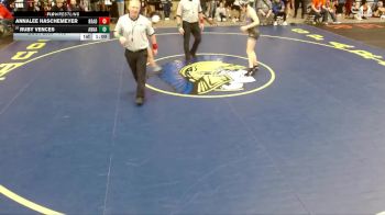 115 lbs Cons. Round 2 - Ruby Vences, Unattached vs Annalee Haschemeyer, Canton