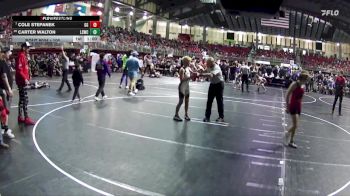 100 lbs Champ. Round 1 - Cole Stepanek, GI Grapplers vs Carter Walton, Lincoln Squires Wrestling Club