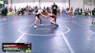 100 lbs Cons. Round 4 - Alexander Ponce, Bulldog Premier Wrestling Club vs Nathan Bennett, Sand Creek