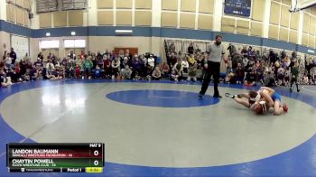 115 lbs Round 3 (10 Team) - Chaytin Powell, Floyd Wrestling Club vs Landon Baumann, Roncalli Wrestling Foundation