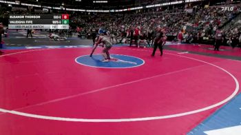 G130-4A 3rd Place Match - Valeigha Fife, Woodland Park Girls vs Eleanor Thorson, Canon City Girls