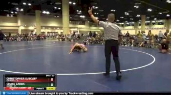 152 lbs Round 5 (10 Team) - Chase Carda, SD Red vs Christopher Sutcliff, GA Misfits