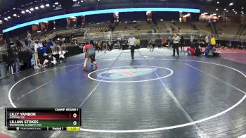 190 lbs Champ. Round 1 - Lilly Yambor, Gateway HS vs Lillian Stokes, Woodward Academy (GA)