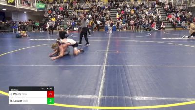 152 lbs R-32 - Ryan Lawler, Bishop McDevitt vs Jackson Wentz, Cedar Cliff