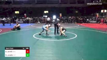 61 lbs Semifinal - Brody Jarrell, Granite WC vs Noah Jurado, Safford WC