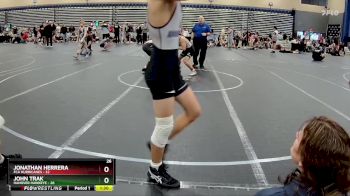 120 lbs Round 5 (8 Team) - Jonathan Herrera, FCA Hurricanes vs John Trak, Hanover Hawkeye