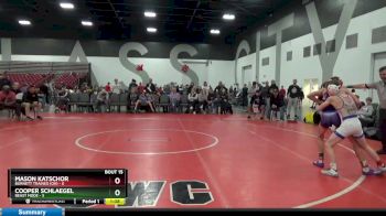 100 lbs Placement Matches (8 Team) - Cooper Schlaegel, Beast Mode vs Mason Katschor, Burnett Trained (OH)
