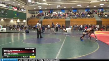 132 lbs Cons. Round 5 - RJ Villegas, Rancho Bernardo vs Connor Law, Slam Academy