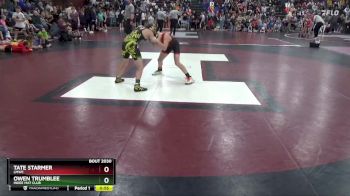 J-16 lbs Quarterfinal - Tate Starmer, LMWC vs Owen Trumblee, Indee Mat Club