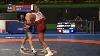 77 kg Quarterfinal - RaVaughn Perkins, USA vs Zotlan Levai, HUN
