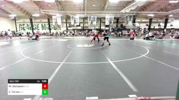 190 lbs Consi Of 8 #1 - Mahrzell Sampson, Beat The Streets vs Chris Torres, FCA Wrestling