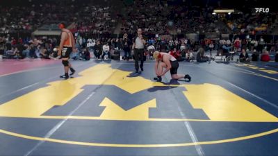 4A 285 lbs Champ. Round 1 - Caleb Carpenter, Buhl vs River Reed, South Fremont