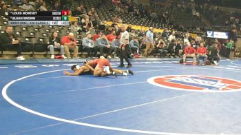 120 Class 3 lbs Cons. Round 2 - Louis Montjoy, Sikeston vs Elijah Brown, Festus