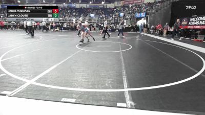 143.8-156.7 lbs Round Of 16 - Jenna Tuxhorn, Chica Tacito vs Jadyn Clouse, Trailblazer Wrestling Club
