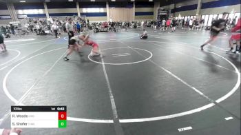 101 lbs Consi Of 8 #2 - Raylynn Woods, Virgin Valley vs Sapphire Shafer, Threshold WC