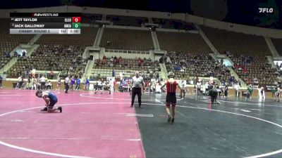 1A-4A 120 Champ. Round 2 - Jack Galloway, American Christian Academy vs Jett Taylor, Cleburne County