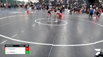 132 lbs Quarterfinal - Brogan Trollope, Pikes Peak Warriors vs Noah Ingwersen, Lincoln East