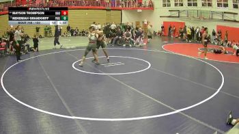 150 lbs Champ. Round 3 - Nehemiah Grandorff, Peninsula vs Mayson Thompson, Union