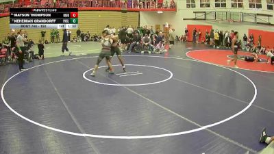 150 lbs Champ. Round 3 - Nehemiah Grandorff, Peninsula vs Mayson Thompson, Union
