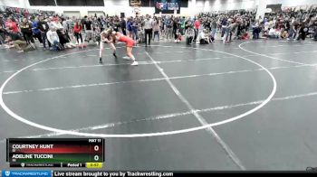 127 lbs Cons. Round 3 - Adeline Tuccini, MI vs Courtney Hunt, ID