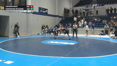 197 lbs Cons. Semi - Jackson Buck, UNC Pembroke vs Marvelous Rutledge, Lander