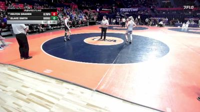 1A 157 lbs Quarterfinal - Blake Smith, Port Byron (Riverdale) vs Kelton Graden, Stanford (Olympia)