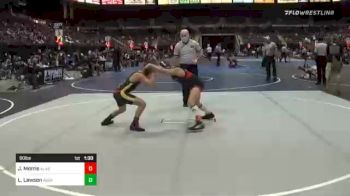 90 lbs Quarterfinal - Jacob Morris, Alaska Avalanche vs Laithan Lawson, Team Aggression