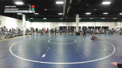 90 lbs Round Of 32 - James Danko, PA vs Logan Brickley, MD