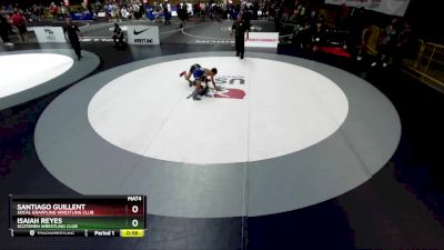 86 lbs Semifinal - Santiago Guillent, Socal Grappling Wrestling Club vs Isaiah Reyes, Scotsmen Wrestling Club