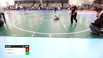 55-T lbs Round Of 32 - Christian Reino, Danbury Youth vs Weston Weaver, Clearview / Pride