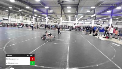 77 lbs Rr Rnd 1 - Brixton Crouse, Benjamin Brawlers vs Jeremiah Roman Castro, Savage House