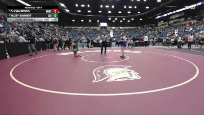 170 lbs Cons. Round 2 - Olyvia Besco, Wichita-Kapaun Mt.Carmel Hs vs Tacey Barrett, Salina-South Hs