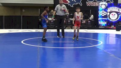 10U Boys - 63 lbs 1st Place Match - Cameron Gilbert, NOVA Wrestling Club vs Max Corrado, The Best Wrestler