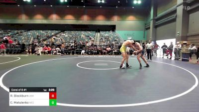 197 lbs Consi Of 8 #1 - Ryker Blackburn, Saint Mary vs Cole Matulenko, Wisconsin-Eau Claire