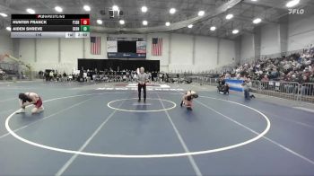 116 lbs Round 2 (3 Team) - Aiden Shreve, Sherburne-Earlville Sr HS vs Hunter Franck, Port Jervis Sr HS